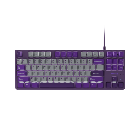 Fury | Kanabo K2 | Gaming Keyboard | Wired | US | Linear | Gray/Purple