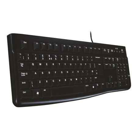Logitech | K120 | Standard | Wired | EN/LT | Black | • Keyboard• User documentation