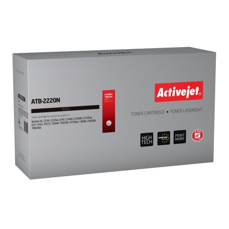 Activejet ATB-2220N Toner (Replacement for Brother TN-2220, TN2220/TN-2010, TN2010; Supreme; 2600 pages; black)
