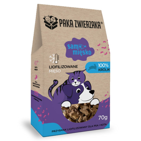 PAKA ZWIERZAKA Samo Mięsko Rabbit - dog treat - 70g