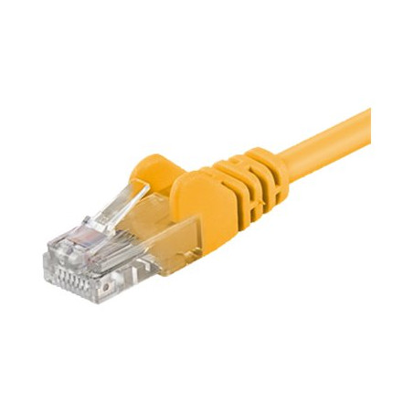Goobay | CAT 5e patch cable, U/UTP | 95556 | Yellow RJ45 male (8P8C) | RJ45 male (8P8C)