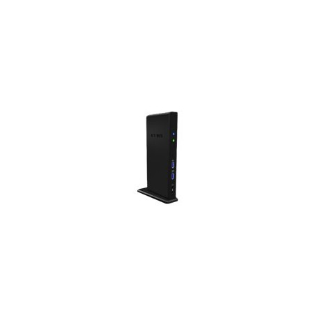 ICY BOX IB-DK2241AC Multi Docking Station for Notebooks and PCs 2x USB 3.0 HDMI Black