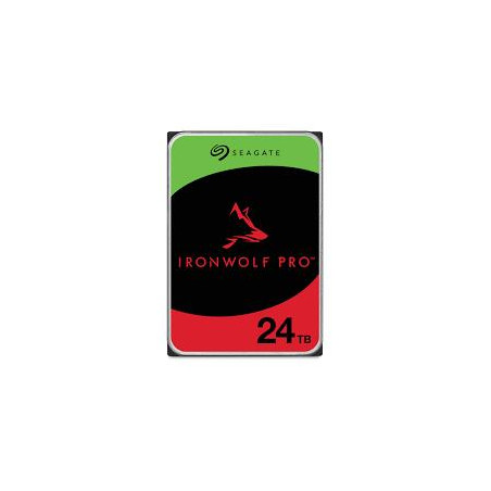 SEAGATE Ironwolf PRO Enterprise NAS HDD 24TB 7200rpm 6Gb/s SATA 256MB cache 8.9cm 3.5inch 24x7 for NAS RAID Rackmount systems BL