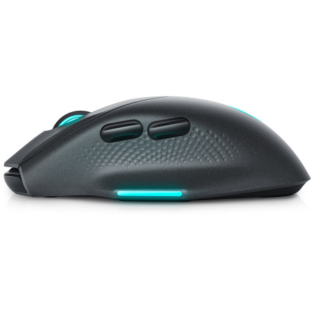 Dell | Gaming Mouse | AW620M | Wired/Wireless | USB-A | Dark Side of the Moon