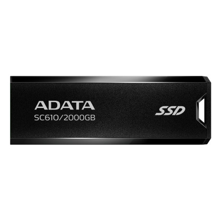 External SSD|ADATA|SC610|2TB|USB 3.2|Write speed 500 MBytes/sec|Read speed 550 MBytes/sec|SC610-2000G-CBK/RD
