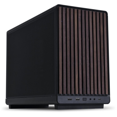 Case|LIAN LI|micro ATX/Micro-ITX|Black/Wood|Micro Tower|PC|Lian Li A3-mATX Wood Edition Black (G99.A3X-WD.00)|G99.A3X-WD.00