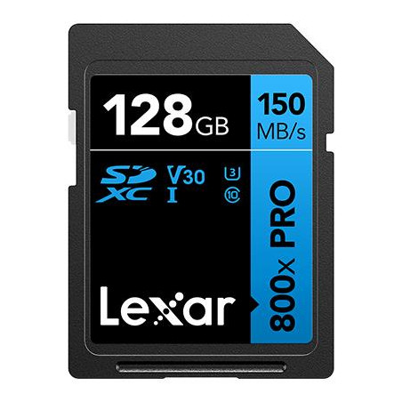 Lexar | Memory Card | Professional 800x PRO | 128 GB | SDXC | Flash memory class UHS-I