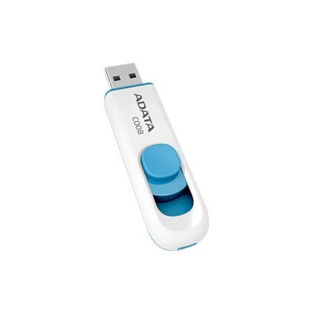 MEMORY DRIVE FLASH USB2 64GB/WH./BLUE AC008-64G-RWE ADATA