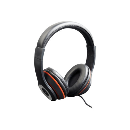 Gembird | Stereo headset, "Los Angeles" + microphone, passive noise canceling | 3.5 mm | Black