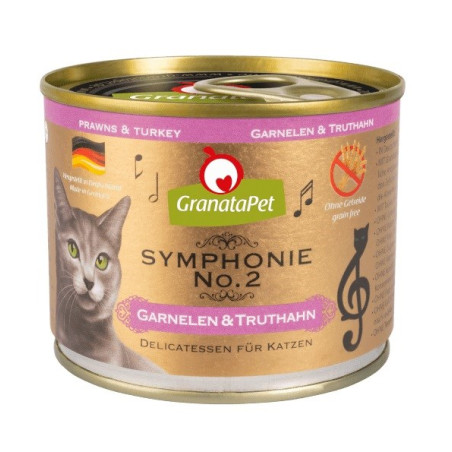 GRANATAPET Symphonie  No.2 Prawns and turkey - wet cat food - 200g