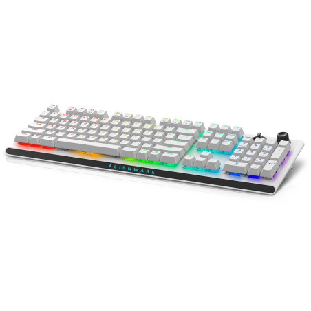 Dell | Alienware Tri-Mode AW920K | Wireless Gaming Keyboard | Wireless | Bluetooth | RGB LED light | Wireless connection | US | CHERRY MX Red | Lunar Light