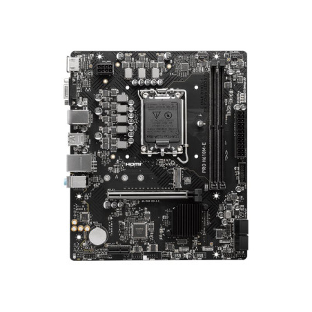 MSI PRO H610M-E Intel H610 LGA1700 2XDDR5 VGA HDMI Matx