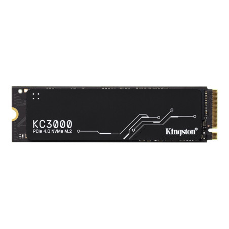 Kingston | SSD | KC3000 | 4096 GB | SSD form factor M.2 2280 | Solid-state drive interface PCIe NVMe Gen 4.0 x 4 | Read speed 7000 MB/s | Write speed 7000 MB/s