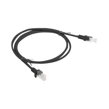 LANBERG PCU6-10CC-0100-BK Patchcord RJ45 cat. 6 UTP 1m black