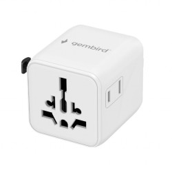 POWER ADAPTER TRAVEL/WHITE...
