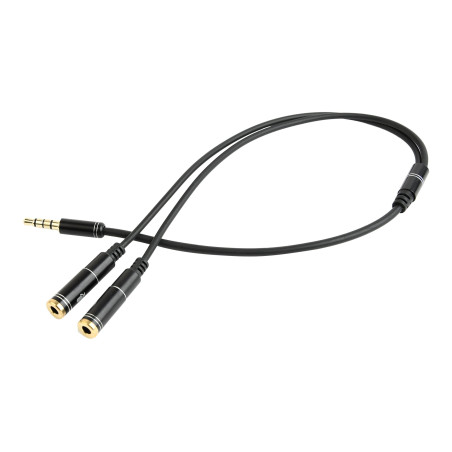 CABLE AUDIO 3.5MM 4-PIN TO/3.5MM S+MIC CCA-417M GEMBIRD