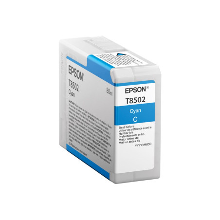EPSON Singlepack Cyan T850200 UltraChrome HD ink 80ml