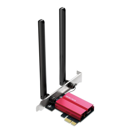 Mercusys | AXE5400 Tri-Band Wi-Fi 6E Bluetooth PCI Express Adapter