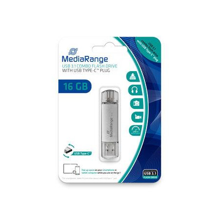MEMORY DRIVE FLASH USB3 16GB/MR935 MEDIARANGE