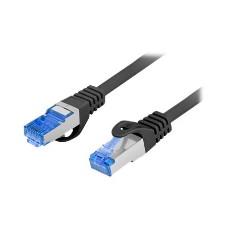LANBERG patchcord cat.6A FTP LSZH CCA 1m black