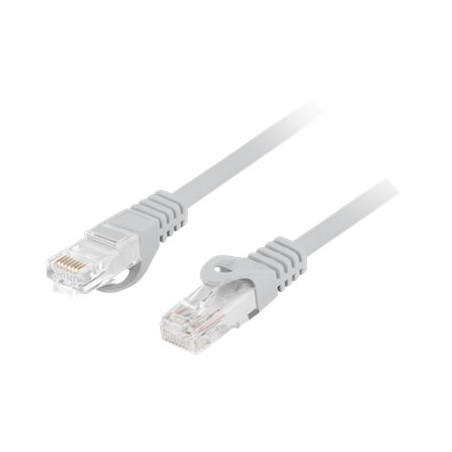 LANBERG Patchcord cat.6 UTP LSZH CU 1m grey Fluke passed