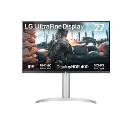 LG | 27UP650K-W | 27 " | IPS | UHD | 16:9 | 60 Hz | 5 ms | 3840 x 2160 pixels | 400 cd/m² | HDMI ports quantity 2
