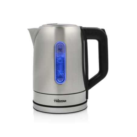 Tristar | Kettle | WK-1344 | Electric | 2200 W | 1.7 L | Stainless steel | 360° rotational base | Silver
