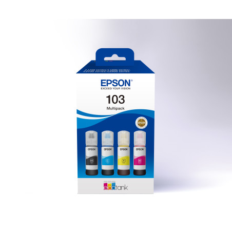 Epson 103 EcoTank | Ink Cartridge | Black, Cyan, Magenta, Yellow