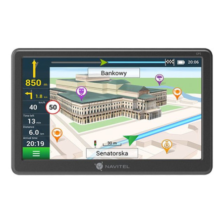 Navitel | GPS Navigator With a Magnetic Mount | E707 Magnetic | GPS (satellite) | 800 x 480 | Maps included