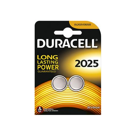 Duracell | Button Cells | DL2025 | Lithium | 2 pc(s)