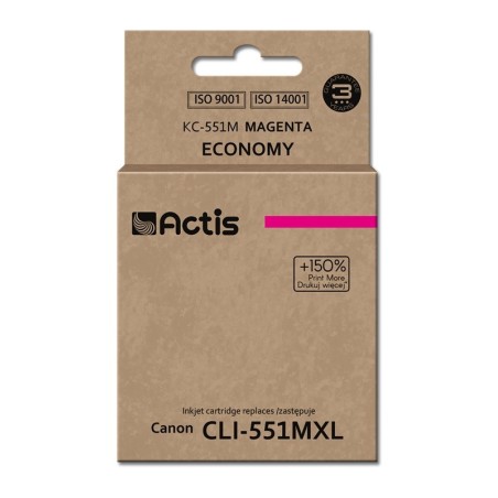 Actis KC-551M Ink (replacement for Canon CLI-551M; Standard; 12 ml; magenta)