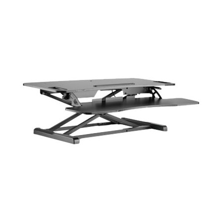 DA-90380-1 Ergonomic Workspace Riser | Height adjustment 10-50 cm | Maximum load weight 15 kg | Black