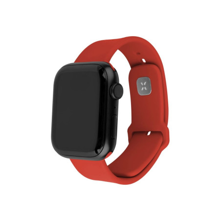 Fixed | Sporty Strap Set for Apple Watch 42/44/45 mm | 170-235 mm | Silicone | Red