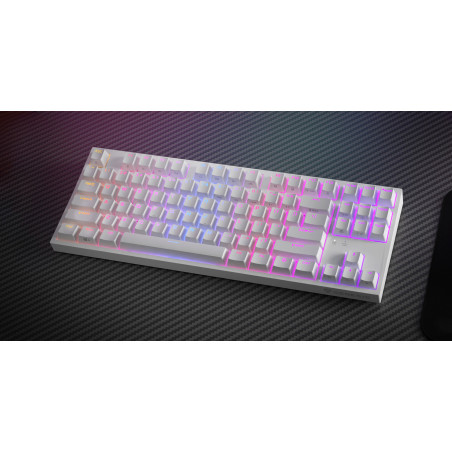 Genesis | THOR 404 TKL | Mechanical Gaming Keyboard | Wired | US | Gateron Yellow Pro | White | RGB