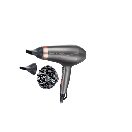 Remington | Hair Dryer | AC8820 | 2200 W | Number of temperature settings 3 | Ionic function | Diffuser nozzle | Silver