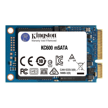 KINGSTON KC600 256GB SATA3 mSATA SSD
