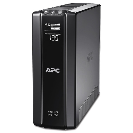 APC Back-UPS Pro 1500 UPS AC 230V 865Watt 1500VA RS-232 USB output connectors 10 Black