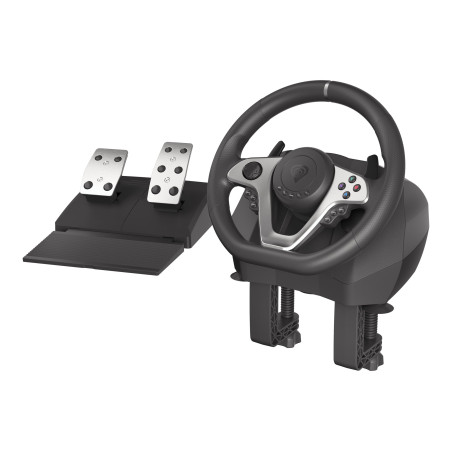 Genesis | Driving Wheel | Seaborg 400 | Silver/Black | Game racing wheel