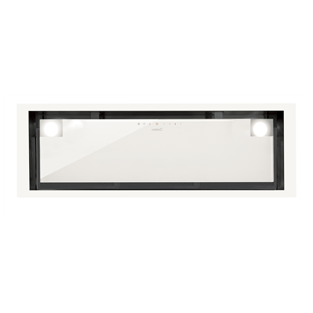 CATA | Hood | GC DUAL A 75 XGWH | Canopy | Energy efficiency class A | Width 79.2 cm | 820 m³/h | Touch control | LED | White glass