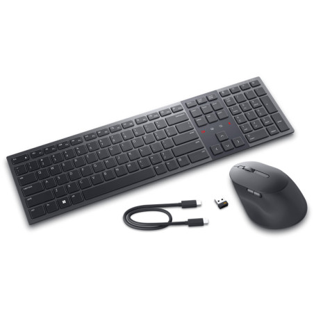 Dell | Premier Collaboration Keyboard and Mouse | KM900 | Keyboard and Mouse Set | Wireless | Wireless connection | US | Graphite