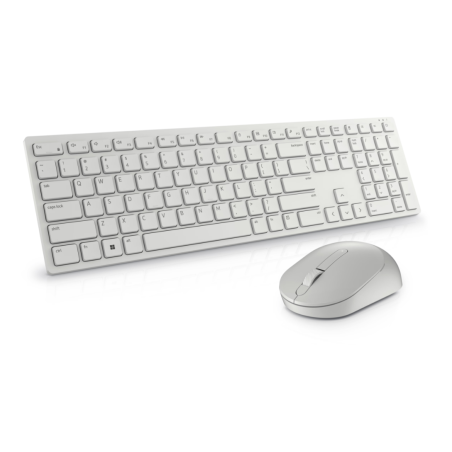 Dell | Keyboard and Mouse | KM5221W Pro | Keyboard and Mouse Set | Wireless | Mouse included | Russian | White
