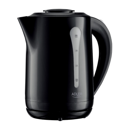 Adler | Kettle | AD 1244 | Electric | 1850 W | 2.5 L | Plastic | 360° rotational base | Black
