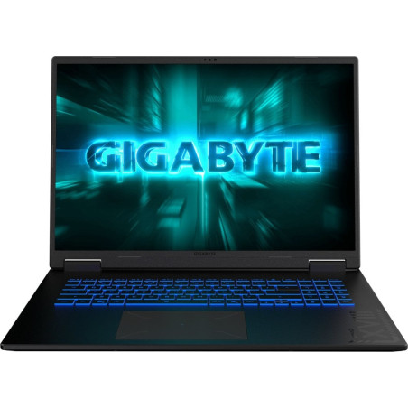 Gigabyte A18 Gaming 3WH | Black Steel | 18 " | IPS | WQXGA | 2560 x 1600 pixels | 165 Hz | Anti-glare | AMD Ryzen 7 | 260 | 16 GB | SO-DIMM DDR5 | Solid-state drive capacity 1000 GB | NVIDIA GeForce RTX 5070 | GDDR7 | 8 GB | Windows 11 Home | 802.11ax | Bluetooth version 5.3 | Keyboard language US international | Keyboard backlit | Warranty 24 month(s) | Battery warranty 12 month(s)