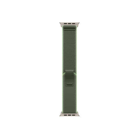 Apple 49mm Green/Neon Trail Loop - S/M - Natural Titanium Finish | Apple