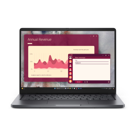 Dell Pro 14 PC14250 | Magnetite | 14 " | FHD+ | Anti-glare | Intel Core 5 | 120U | 16 GB | DDR5 | Solid-state drive capacity 512 GB | Intel Graphics | Windows 11 Pro | 802.11ax | Bluetooth version 5.3 | Keyboard language English | Keyboard backlit | Warranty 36 month(s) | Battery warranty 12 month(s)