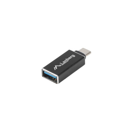 LANBERG AD-UC-UA-02 adapter USB TYPE-C M -AF 3.1 Black