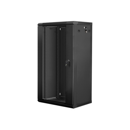 LANBERG WF01-6422-10B wall-mounted rack 19inch demounted flat pack 22U/600x450mm black
