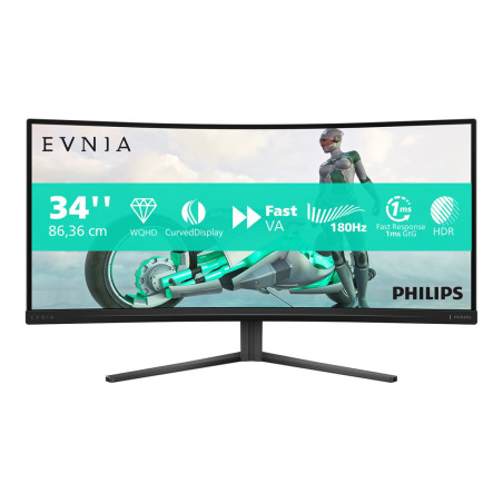 PHILIPS 34M2C3500L 34inch OLED 3440x1440 HDMI Black/Grey