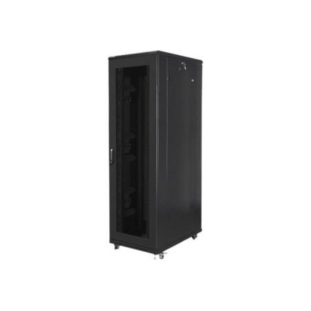 LANBERG rack cabinet 19inch free-standing 42U/800x1000 flat pack with mesh door black