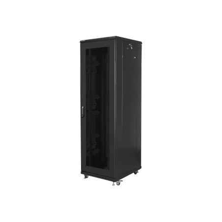LANBERG rack cabinet 19inch free-standing 42U/600x800 flat pack with mesh door black